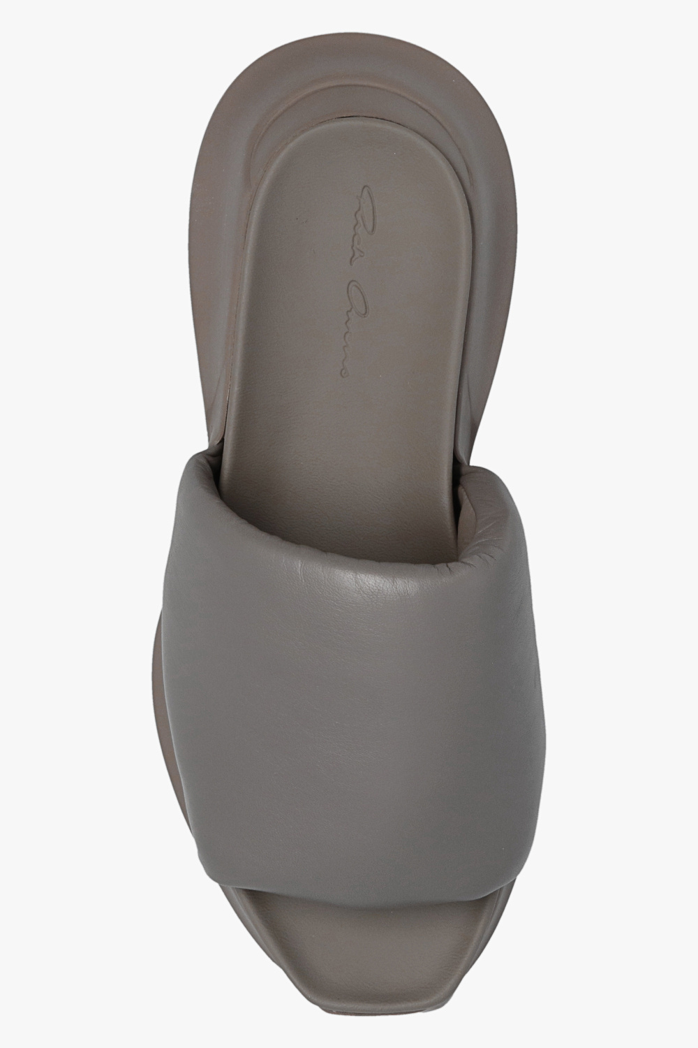 Y3 Sprint sneakers - Grey 'Geth' leather slides Rick Owens